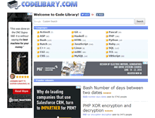 Tablet Screenshot of codelibary.com